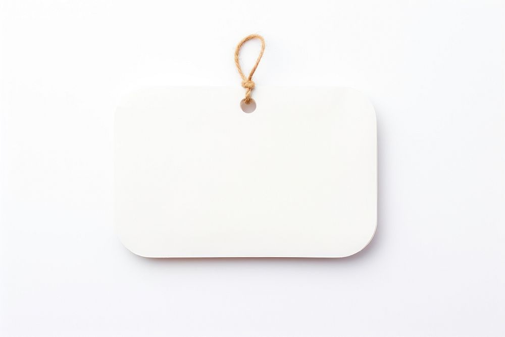 Paper label donut shape white background accessories simplicity. AI generated Image by rawpixel.