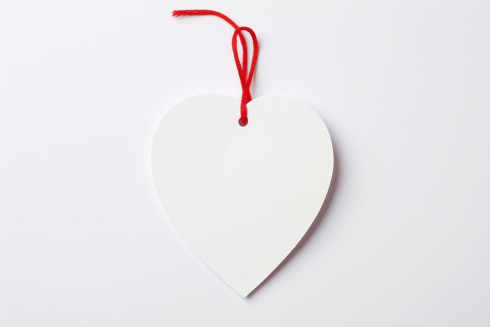Price tag paper label heart shape white white background celebration. AI generated Image by rawpixel.