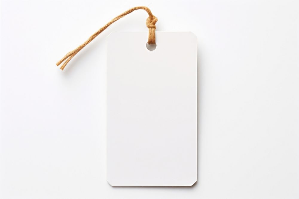 Price tag paper label square white background electronics rectangle. AI generated Image by rawpixel.
