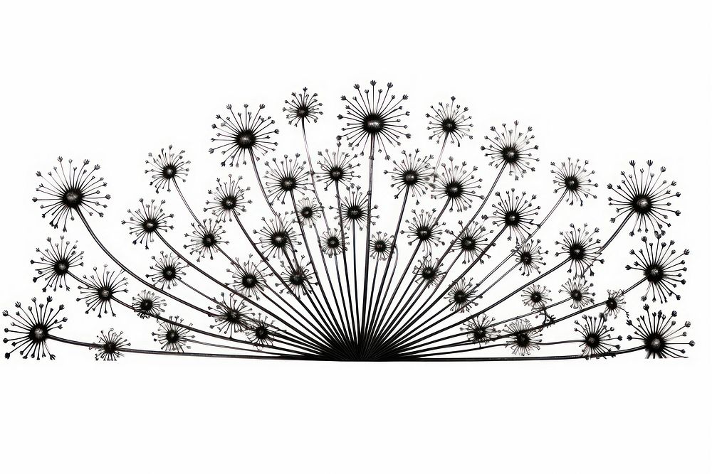 Fireworks plant white background accessories. AI generated Image by rawpixel.