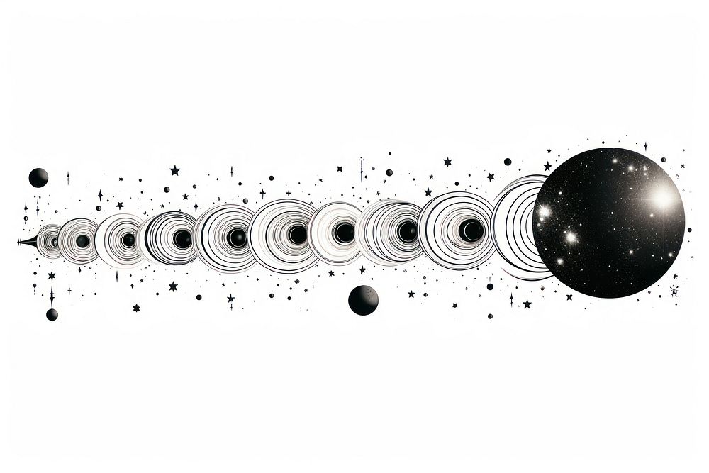 Galaxy astronomy space white background. AI generated Image by rawpixel.