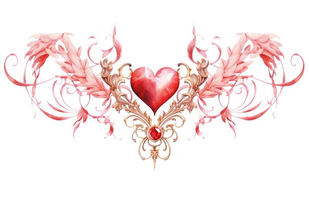 Cupid graphics pattern heart. AI generated Image by rawpixel.