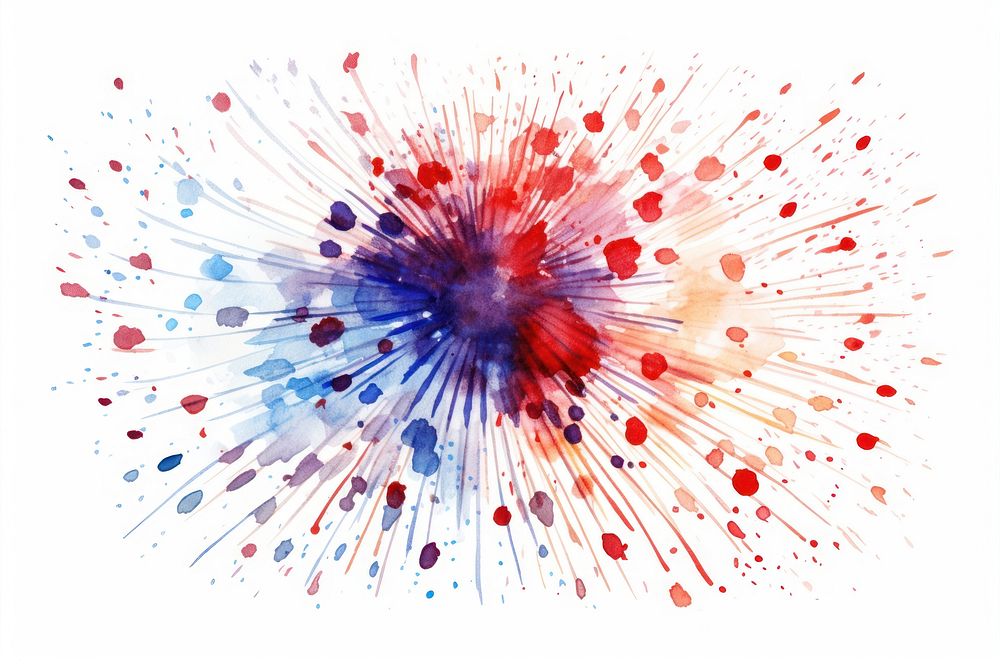 Firework backgrounds fireworks white background. AI generated Image by rawpixel.
