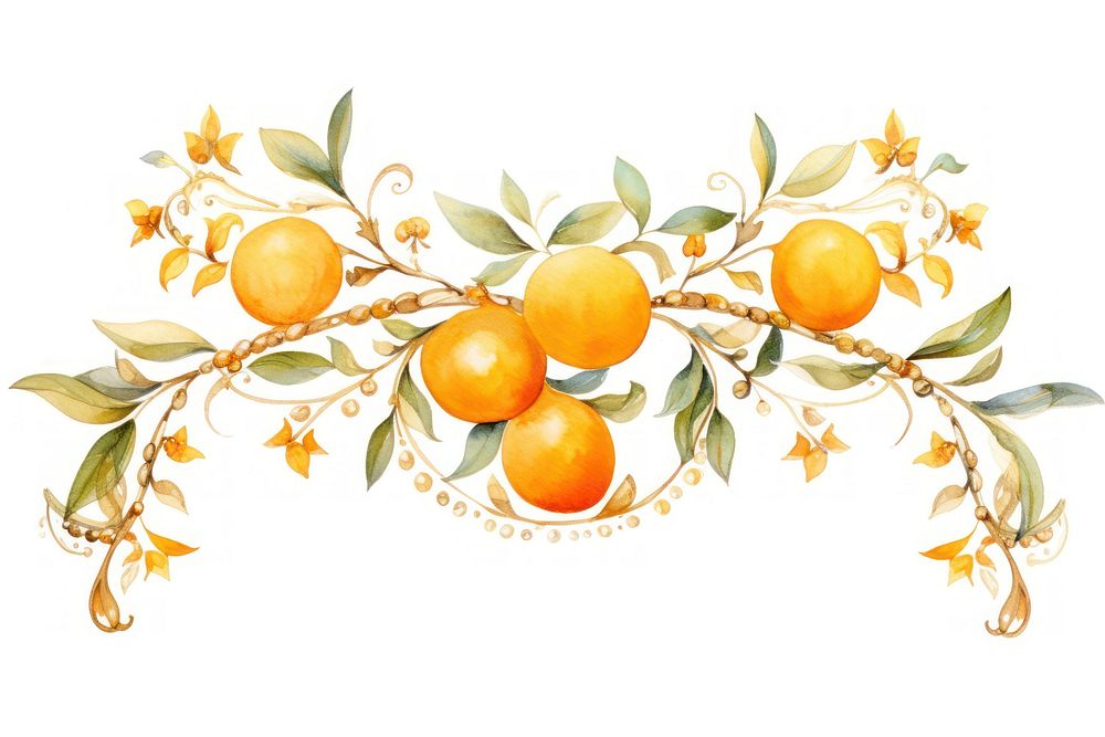 Orange fruit grapefruit graphics plant. AI generated Image by rawpixel.