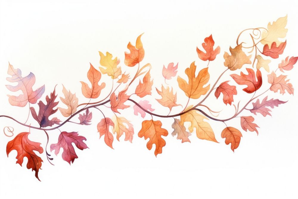 Autumn leaves backgrounds graphics pattern. AI generated Image by rawpixel.