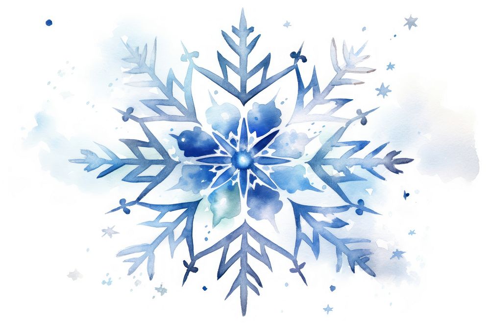 Snowflakes white white background celebration. AI generated Image by rawpixel.
