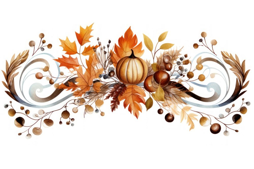 Thanksgiving thanksgiving graphics pattern. AI generated Image by rawpixel.