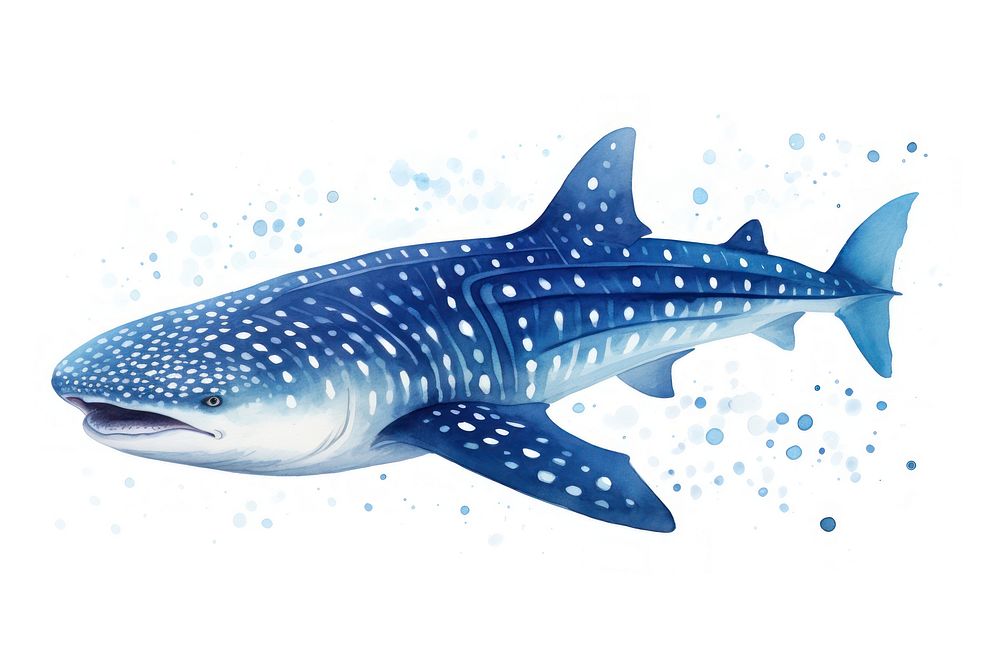 Whale shark animal mammal fish. AI generated Image by rawpixel.