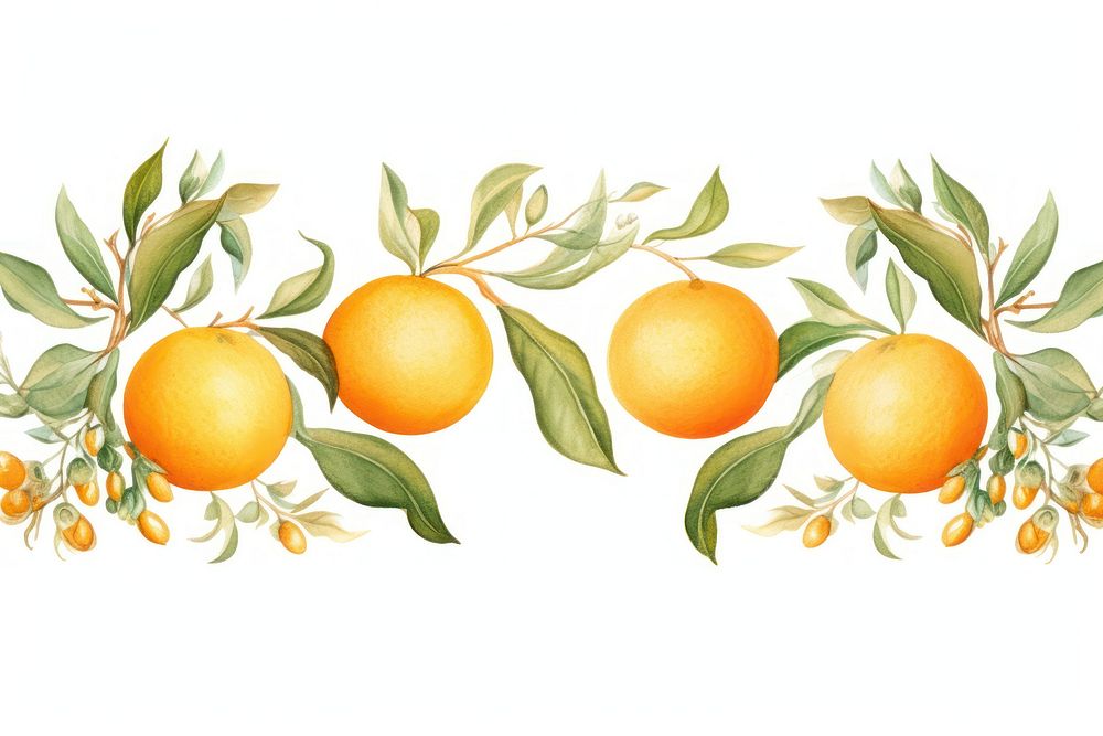 Orange fruit grapefruit lemon plant. AI generated Image by rawpixel.