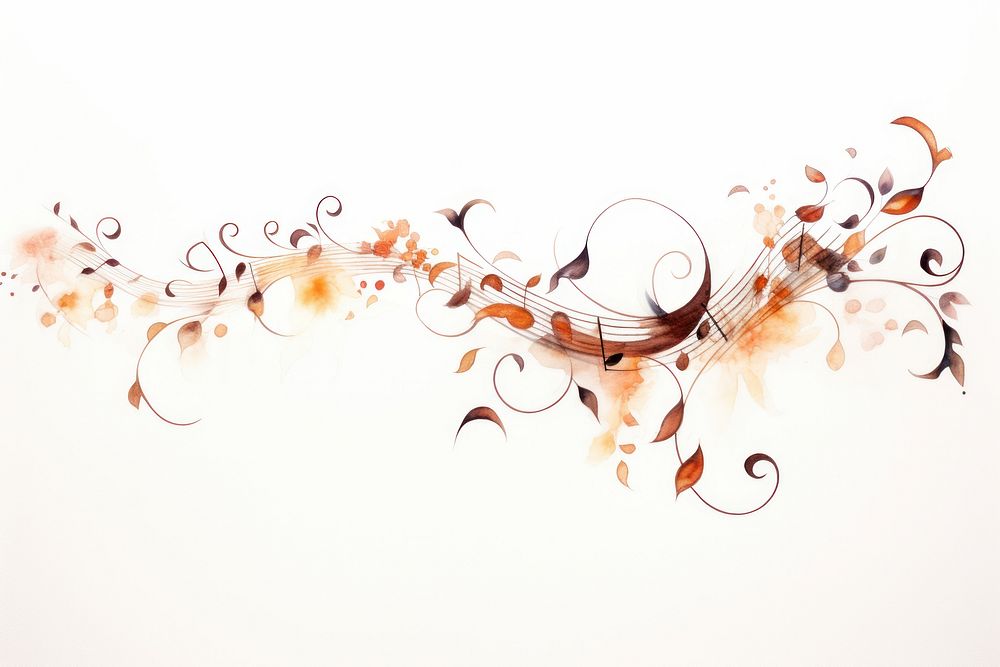 Music note backgrounds graphics pattern. AI generated Image by rawpixel.
