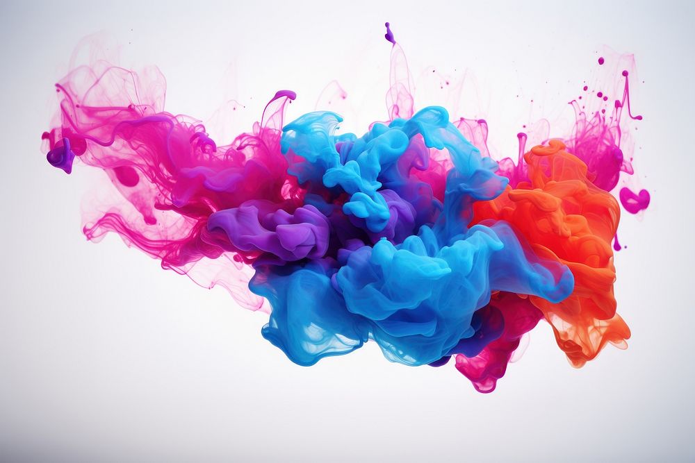 Ink backgrounds abstract purple. AI generated Image by rawpixel.