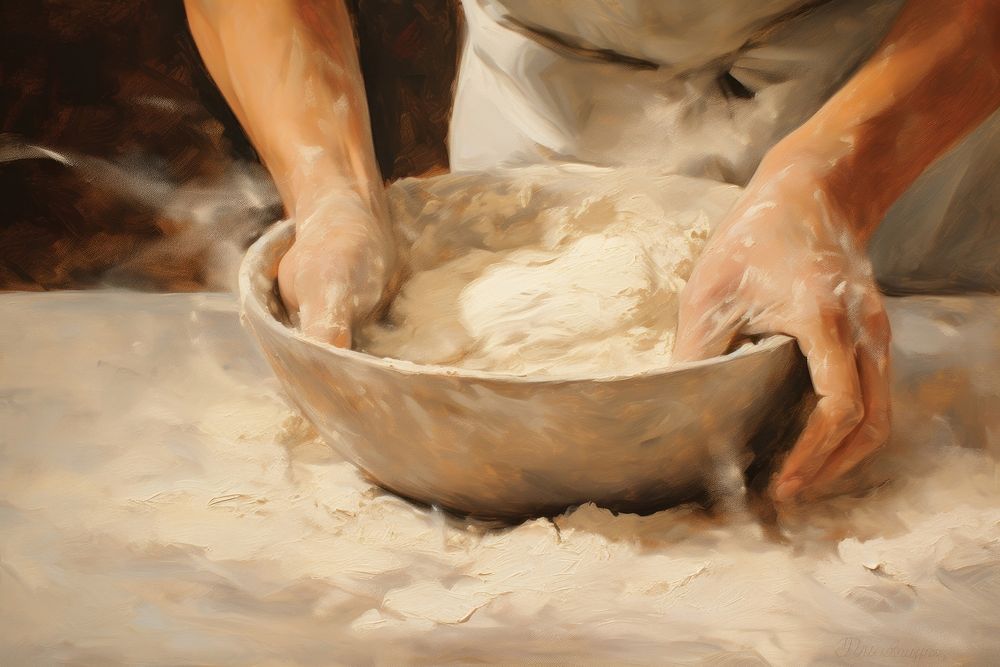Hand whisking dough adult freshness working. AI generated Image by rawpixel.