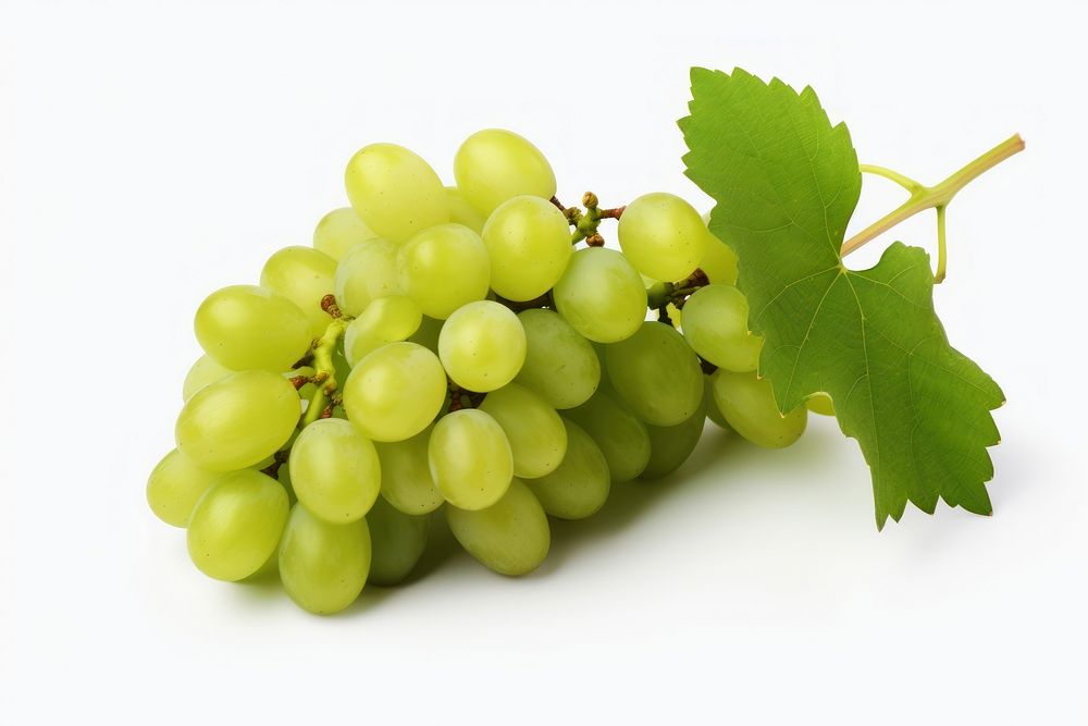 Green Grape grapes fruit bunch. AI generated Image by rawpixel.