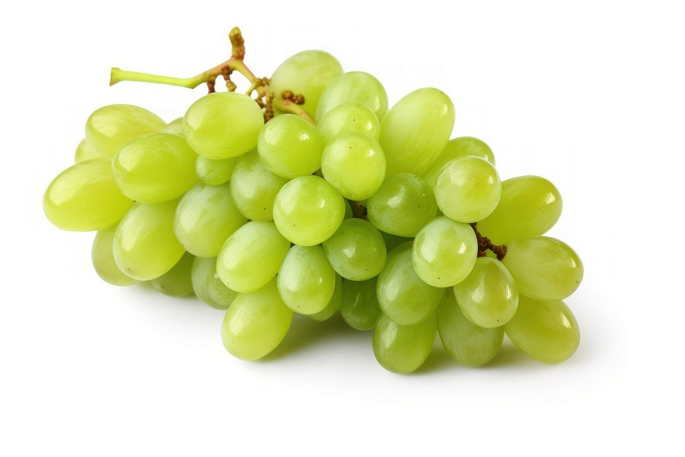 Green Grape grapes bunch fruit. AI generated Image by rawpixel.