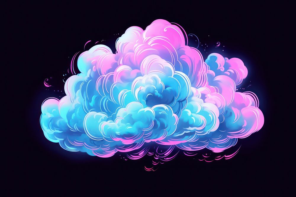 Cloud pattern purple art. AI generated Image by rawpixel.