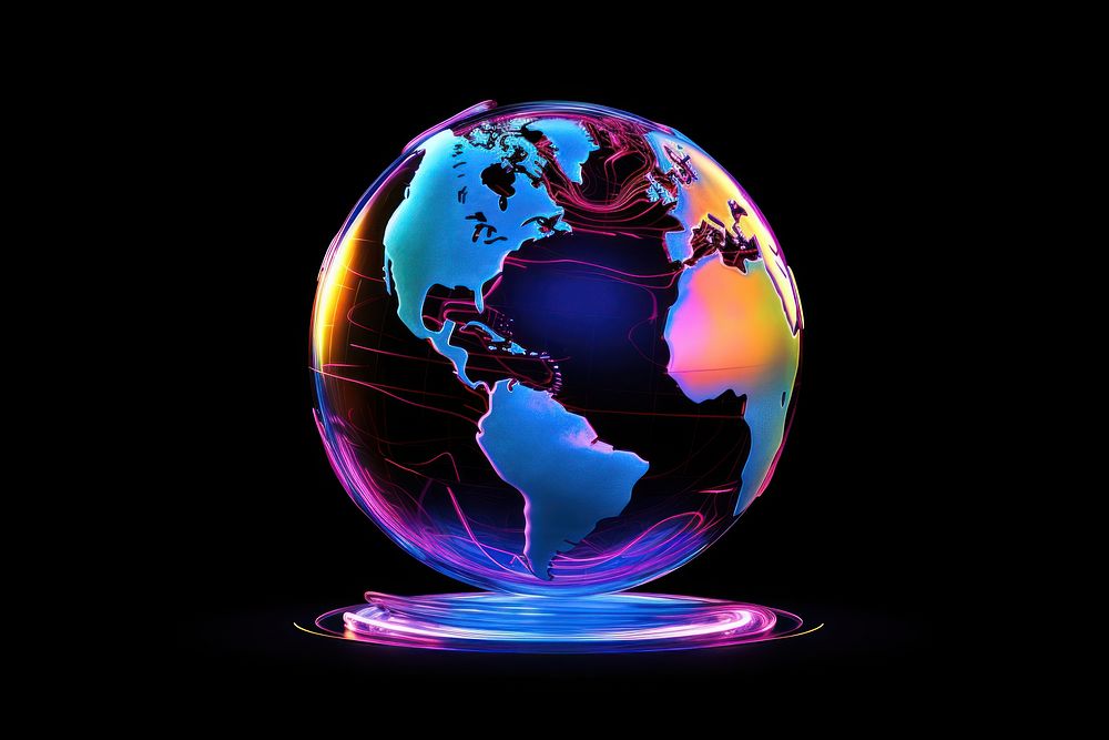 Globe sphere planet space. AI generated Image by rawpixel.