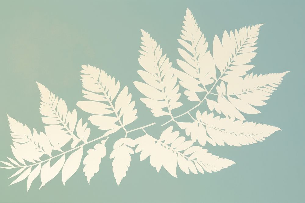 Leaves silhouette nature plant leaf. AI generated Image by rawpixel.