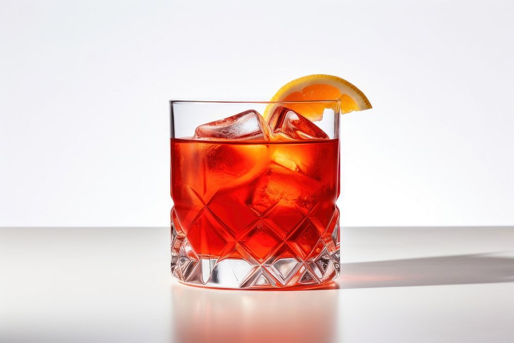Negroni Cocktail cocktail negroni drink. AI generated Image by rawpixel.