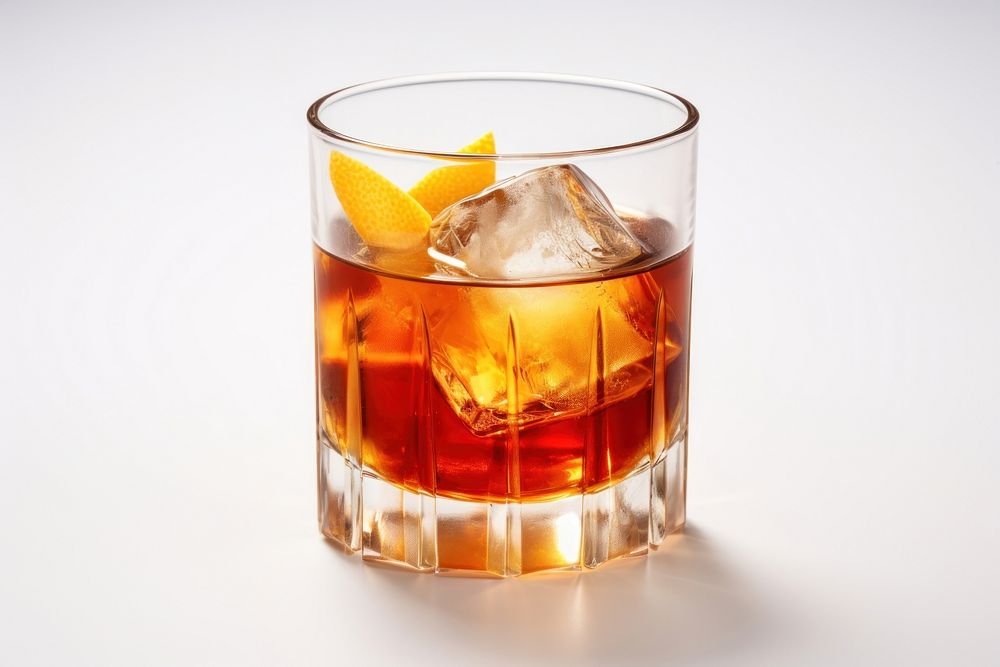 Classic Old Fashioned Cocktail cocktail drink glass. AI generated Image by rawpixel.