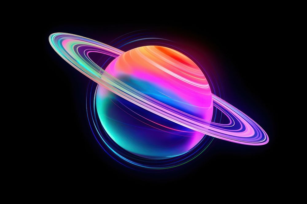 Saturn astronomy universe planet. AI generated Image by rawpixel.