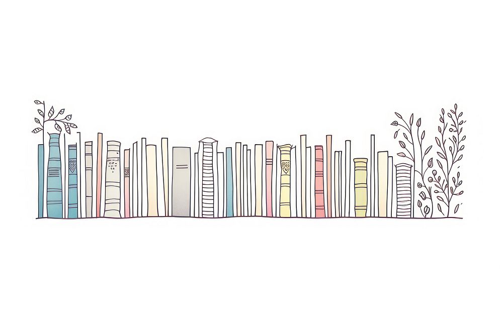 Books graphics drawing sketch. AI generated Image by rawpixel.