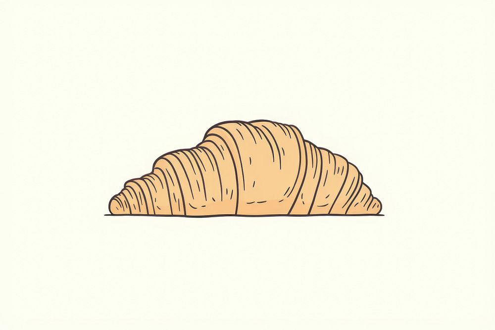 Croissant croissant food viennoiserie. AI generated Image by rawpixel.