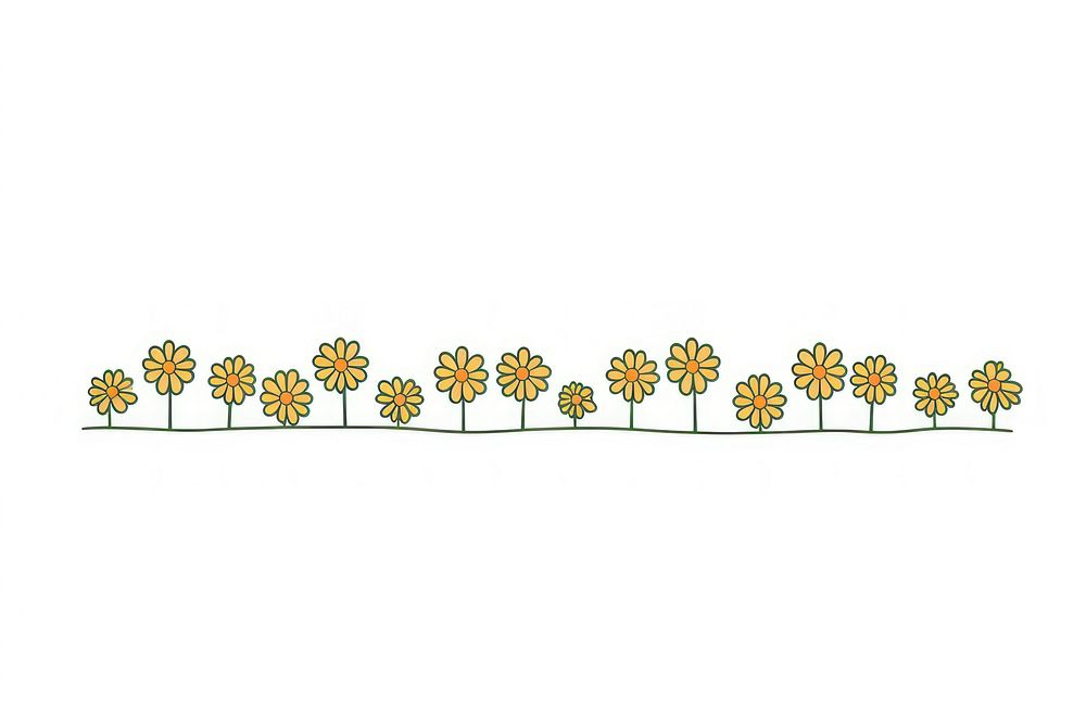 Daisy flower graphics pattern plant. AI generated Image by rawpixel.