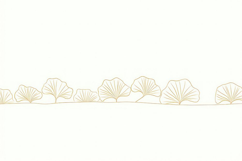 Ginko invertebrate seashell pattern. AI generated Image by rawpixel.