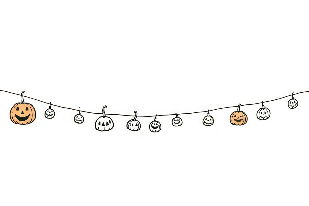 Halloween text white background anthropomorphic. AI generated Image by rawpixel.