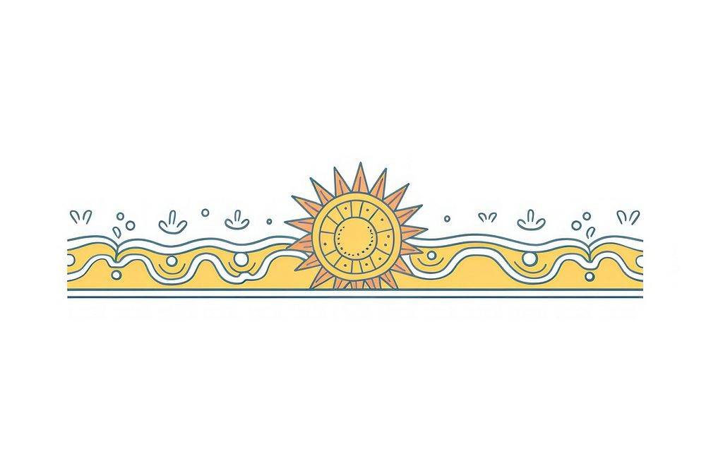 Sun graphics pattern illustrated. AI generated Image by rawpixel.