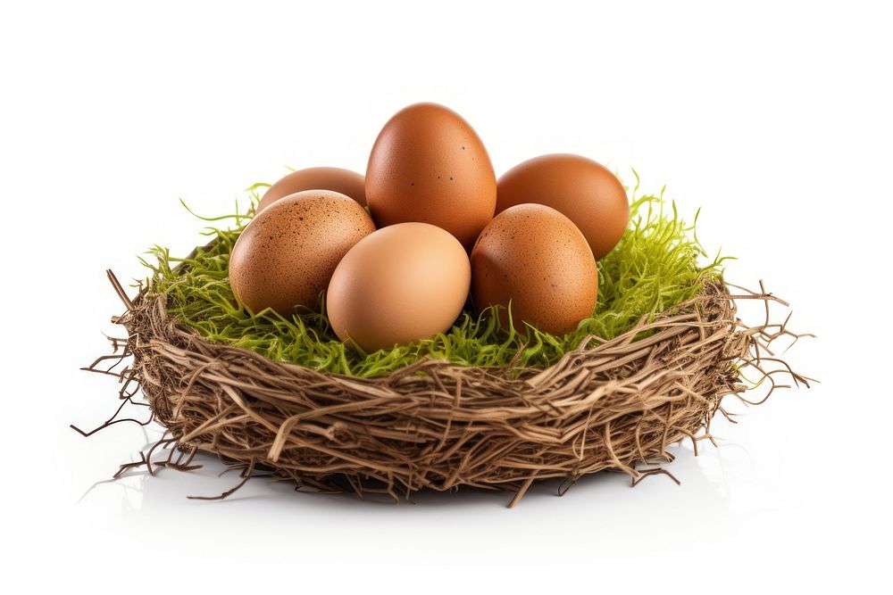 Farm egg organic basket. AI generated Image by rawpixel.