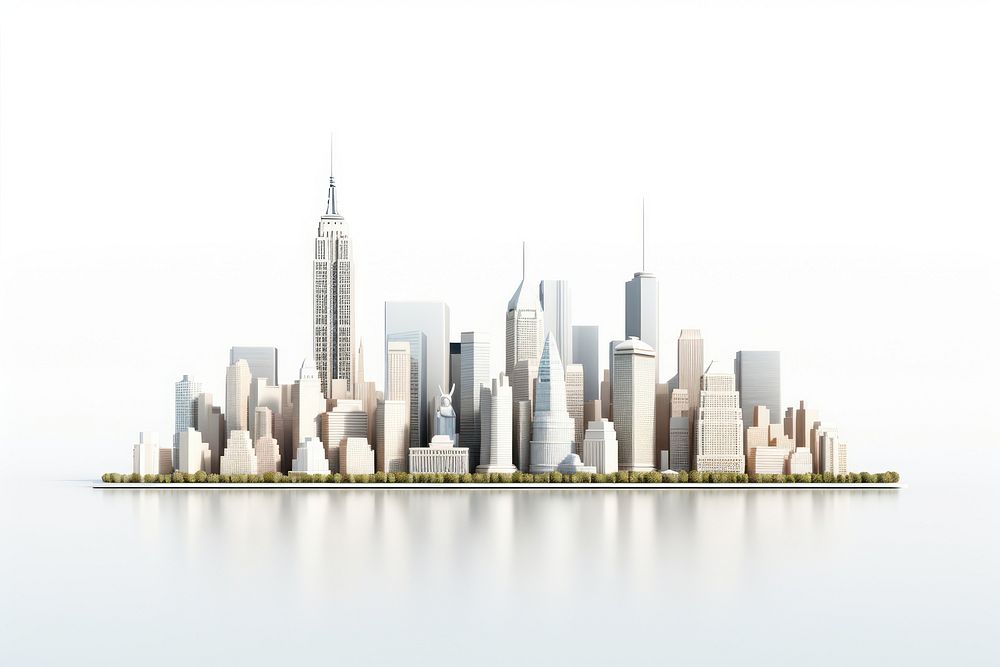 New york city architecture metropolis skyscraper. AI generated Image by rawpixel.