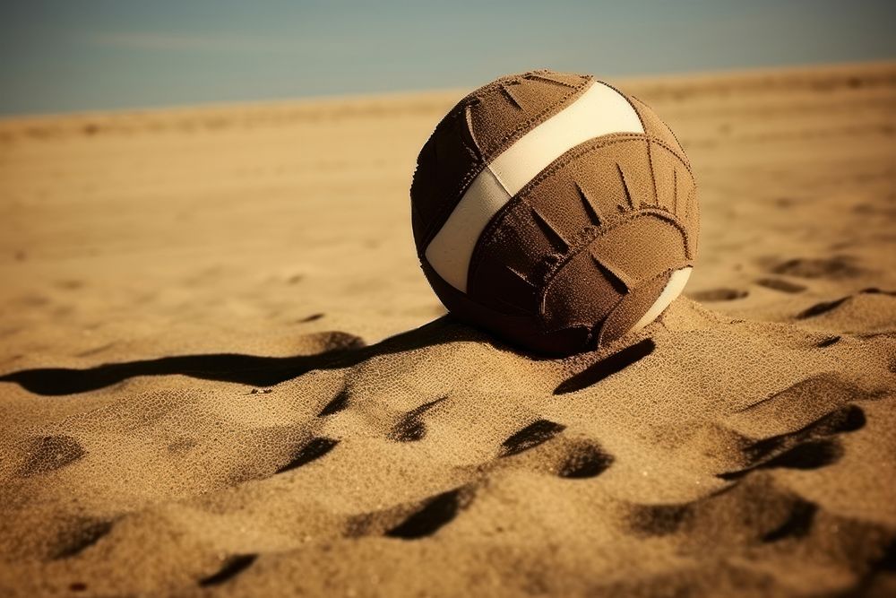 Volleyball football outdoors sports. AI generated Image by rawpixel.