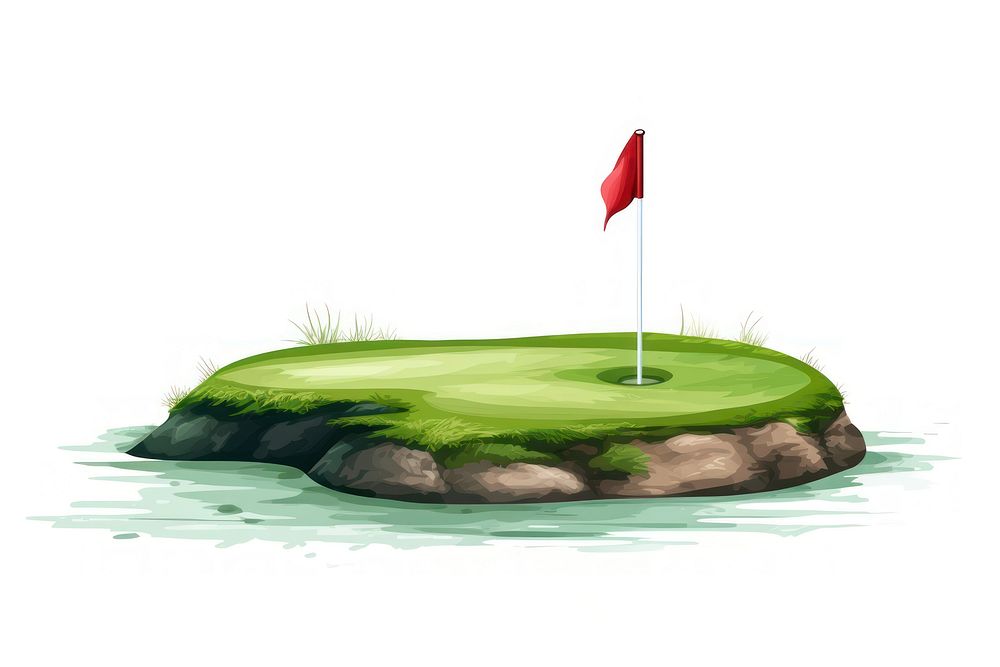 Golf ball sports golf outdoors. AI generated Image by rawpixel.