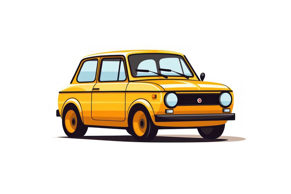 A car vehicle cartoon taxi. AI generated Image by rawpixel.