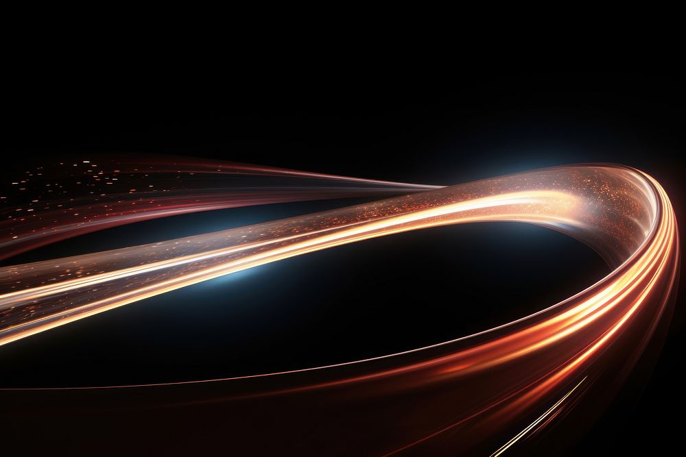 Oval light speed night. AI generated Image by rawpixel.