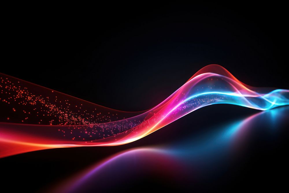 Curve light pattern speed. AI generated Image by rawpixel.