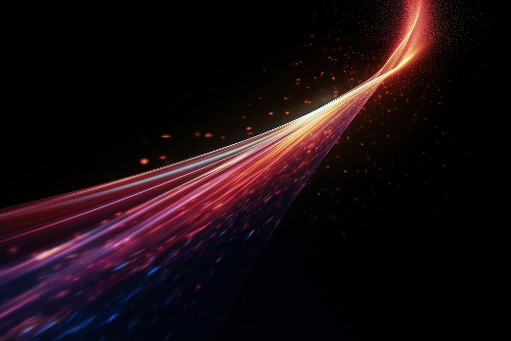 Cylinder light speed night. AI generated Image by rawpixel.