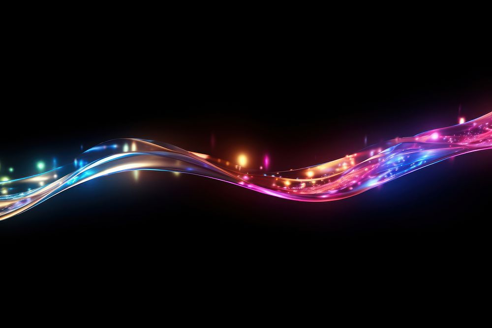 Chain light speed night. AI generated Image by rawpixel.