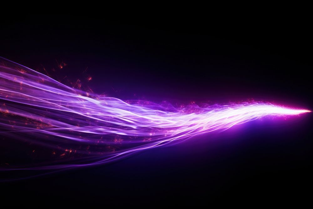 Purple light fireworks speed. AI generated Image by rawpixel.