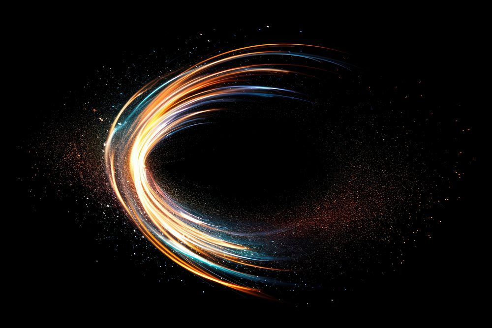 Side view circle astronomy universe space. AI generated Image by rawpixel.