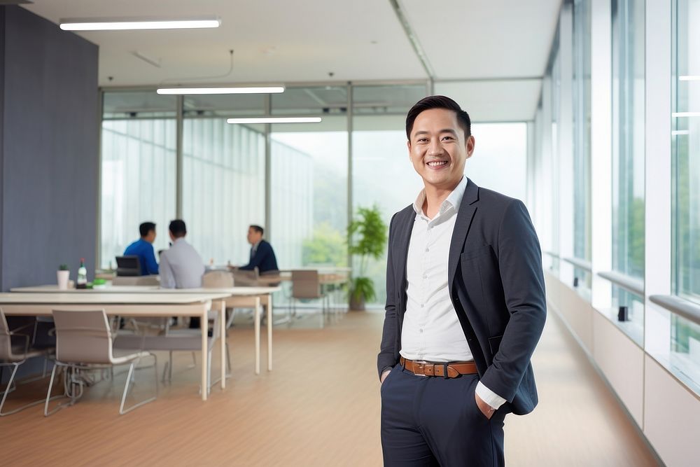 Taiwanese businessman office adult entrepreneur. AI generated Image by rawpixel.