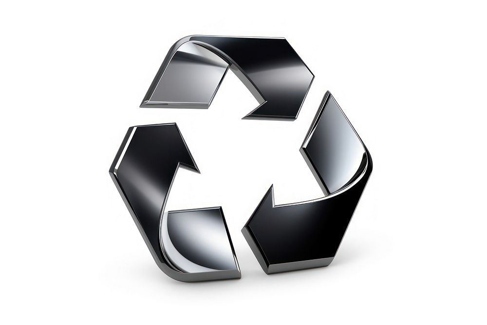 Recycle icon white background technology recycling. AI generated Image by rawpixel.