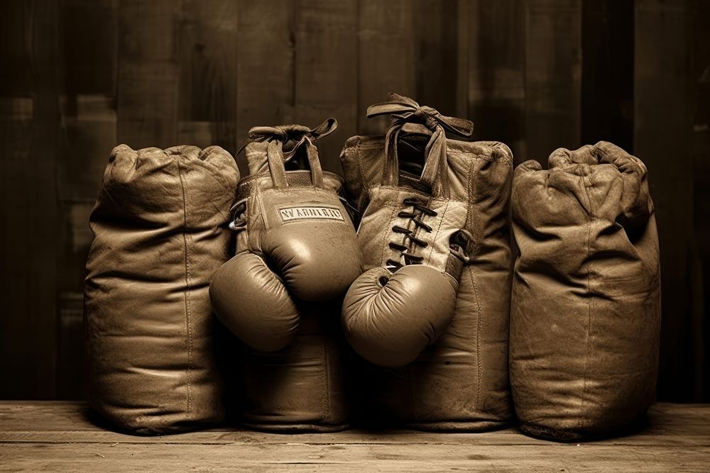 Boxing sports monochrome footwear. AI generated Image by rawpixel.
