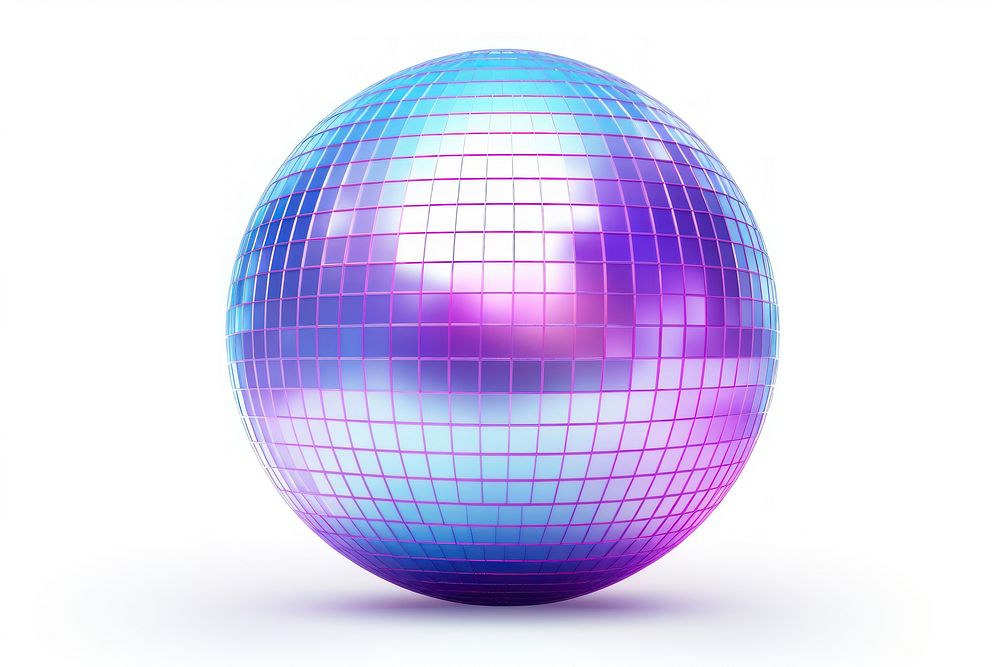 Disco ball sphere purple disco. AI generated Image by rawpixel.