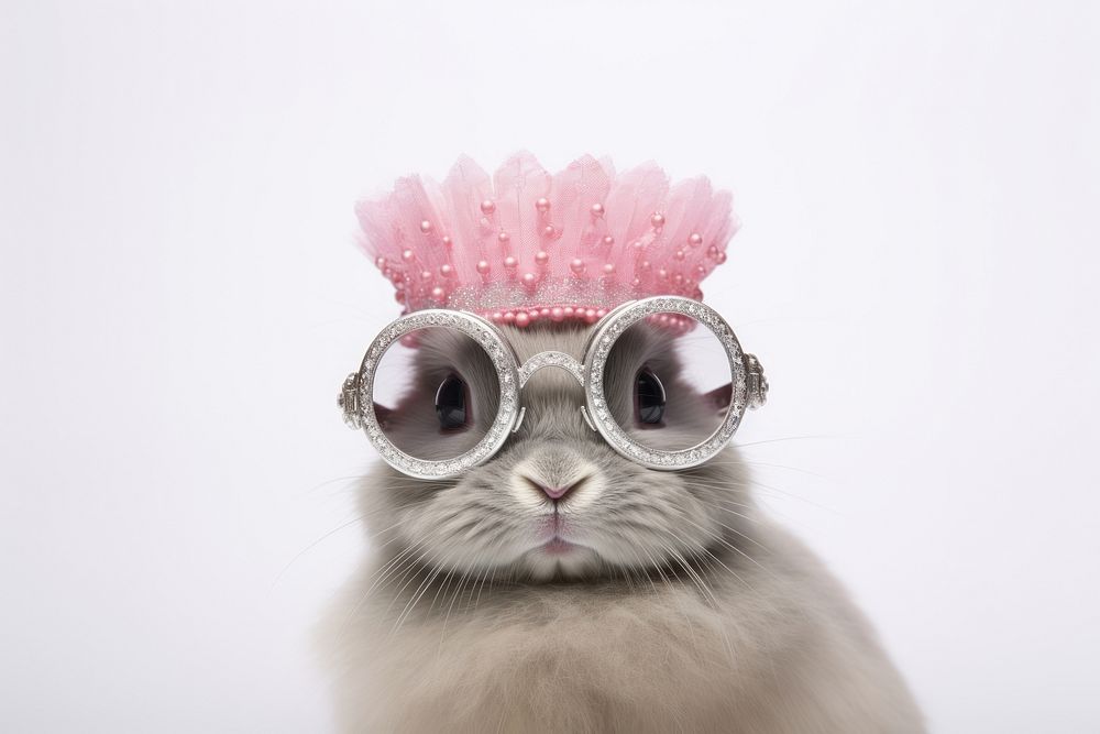 Bunny animal pet accessories. AI generated Image by rawpixel.