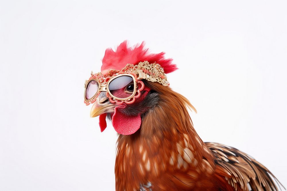 Chicken animal poultry bird. AI generated Image by rawpixel.