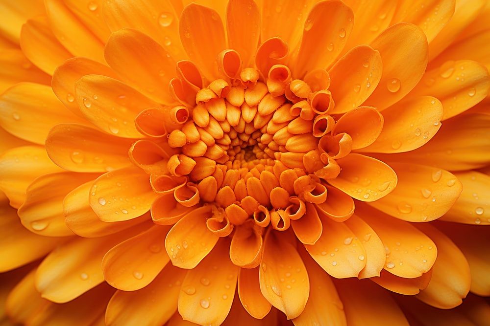 Marigold flower backgrounds yellow. AI generated Image by rawpixel.