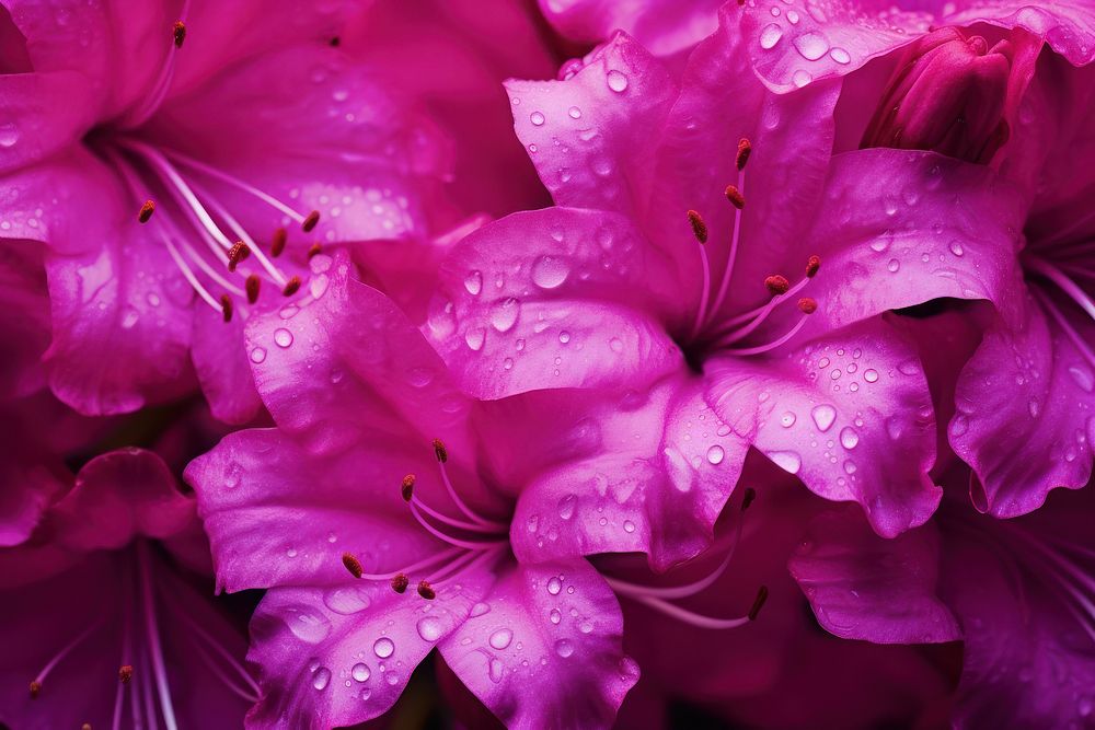 Azalea flower backgrounds blossom. AI generated Image by rawpixel.