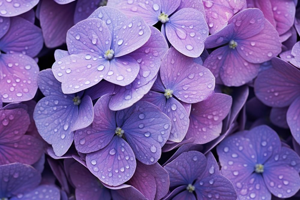 Hortensia flower backgrounds blossom. AI generated Image by rawpixel.